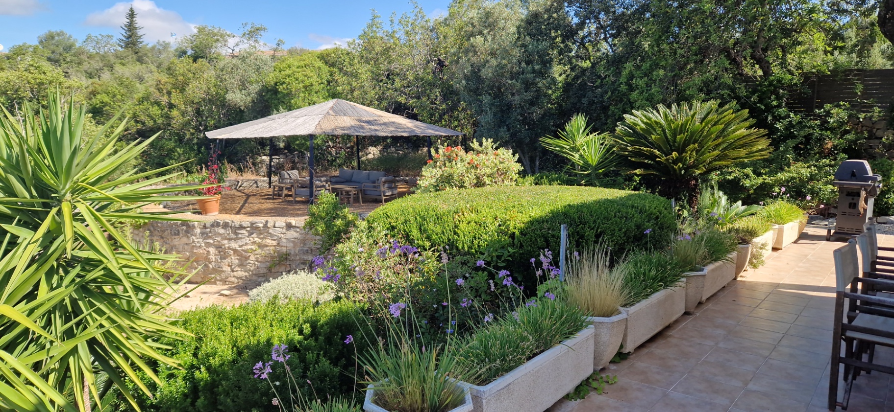 Garden gazebo at Casa Amani, Algarve
