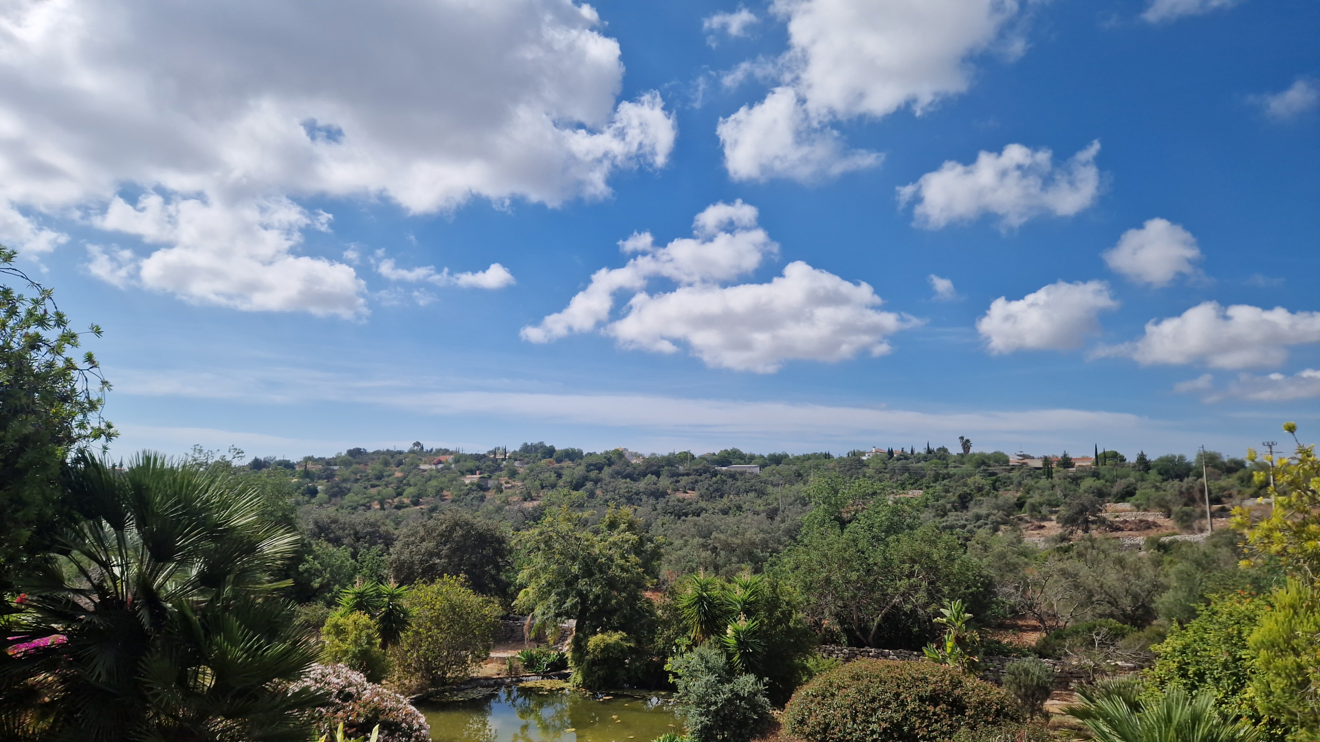 Terrace view at Casa Amani, Algarve